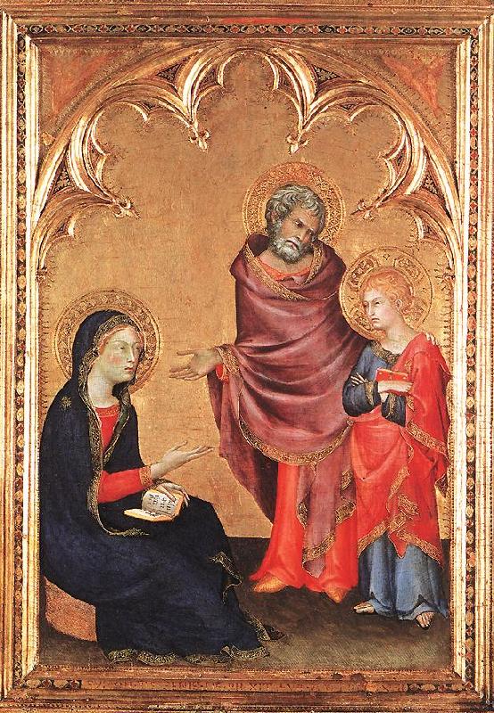 Simone Martini Christ Returning to his Parents Germany oil painting art